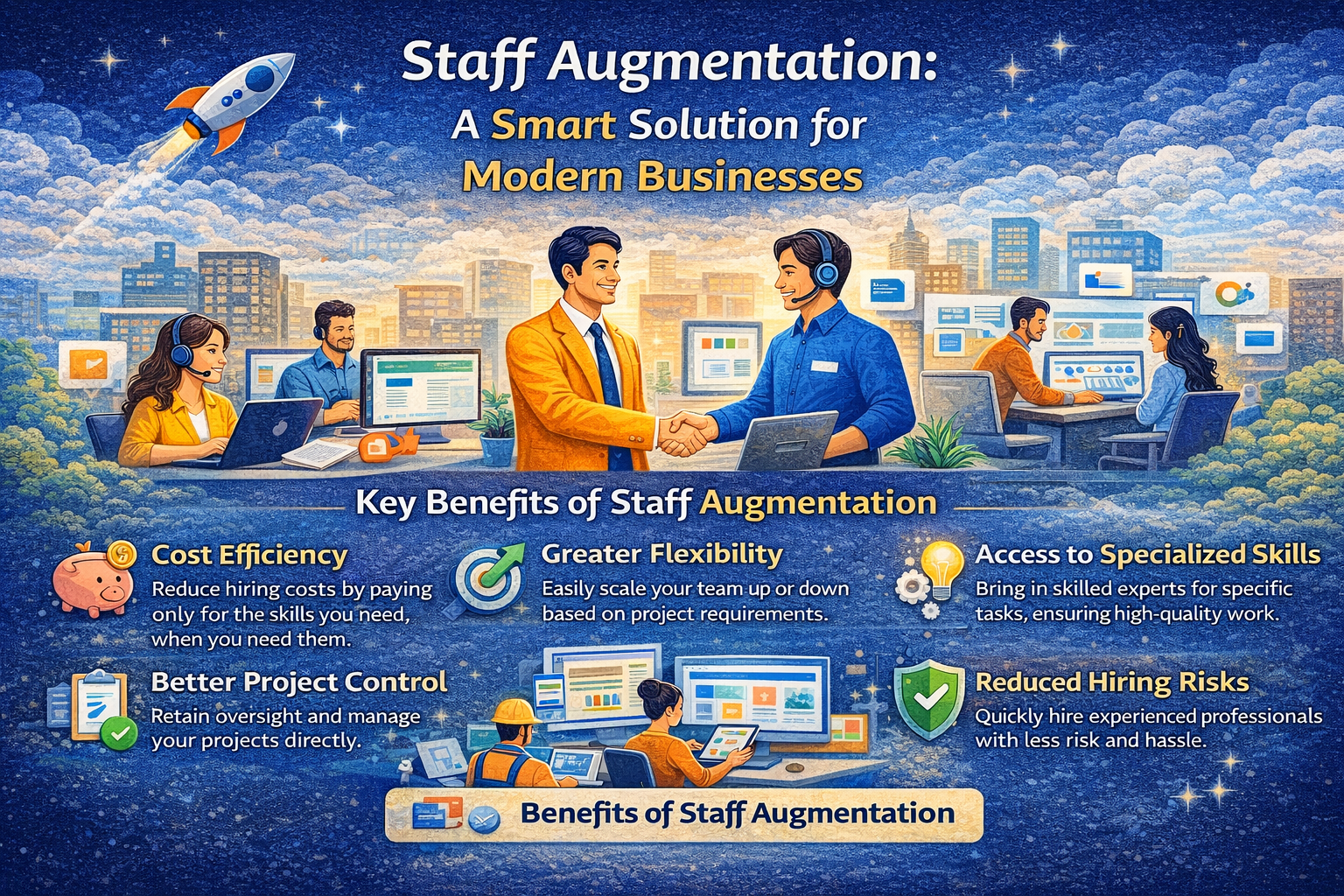 Staff Augmentation: A Smart Solution for Modern Businesses