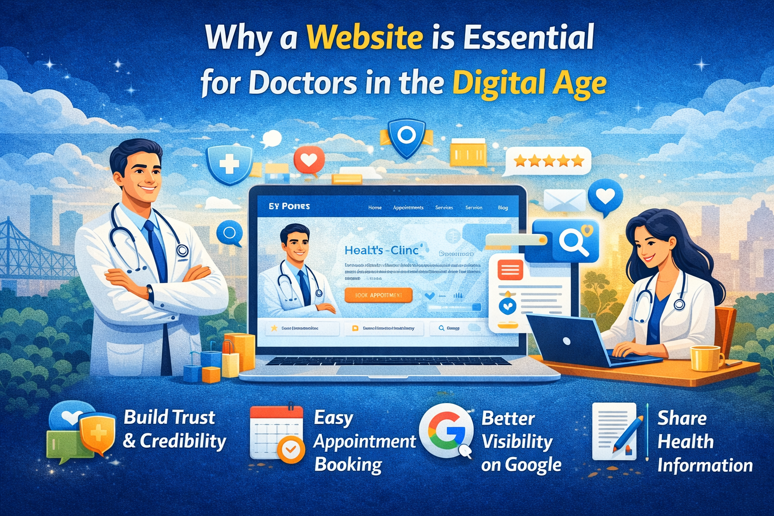 Why a Website is Essential for Doctors in the Digital Age?